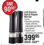 Dis-Chem Russell Hobbs LED Electric Salt & Pepper Mill Set offer