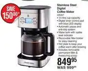 Dis-Chem Russell Hobbs Stainless Steel Digital Coffee Maker offer