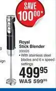 Dis-Chem Russell Hobbs Royal Stick Blender offer