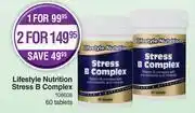 Dis-Chem Lifestyle Nutrition Stress B Complex-For 1 x 60 Tablets offer