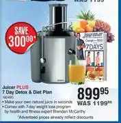 Dis-Chem Milex Juicer + 7 Day Detox & Diet Plan offer