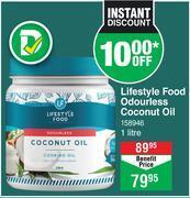 Dis-Chem Lifestyle Food Odourless Coconut Oil-1L offer