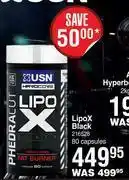 Dis-Chem USN LipoX Black 80 Capsules offer
