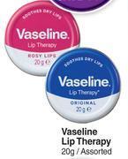 Vaseline Lip Therapy Assorted-20g offer at Dis-Chem