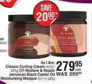 Dis-Chem As I Am.Classic Curling Cream 227g-Each offer