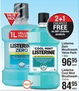 Dis-Chem Listerine Zero Mouthwash Value Pack-1L Each offer