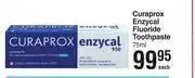 Curaprox Enzycal Fluoride Toothpaste-75ml Each