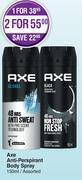 Dis-Chem Axe Anti Perspirant Body Spray Assorted-150ml offer