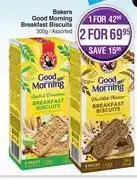 Dis-Chem Bakers Good Morning Breakfast Biscuits Assorted-300g offer
