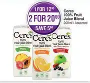 Dis-Chem Ceres 100% Fruit Juice Blend Assorted-200ml offer