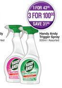 Dis-Chem Handy Andy Trigger Spray Assorted-500ml offer