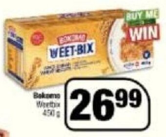 Spar Bokomo Weet-Bix 450g offer