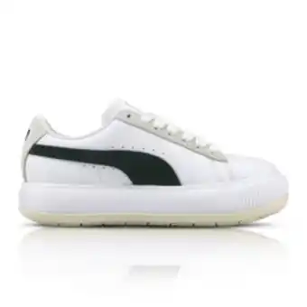 Sportscene Puma women's suede mayu mix white/black sneaker offer