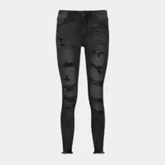 Sportscene Redbat women's black regular rise super skinny denim offer