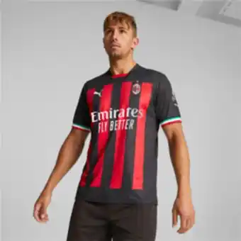Men's puma ac milan 22/23 home replica jersey