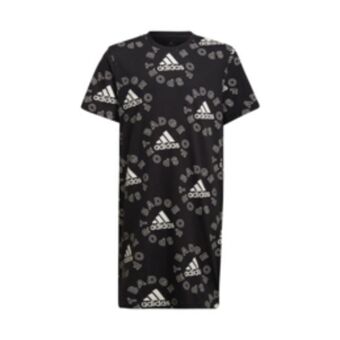 Totalsports Girls adidas logo dress black/white offer