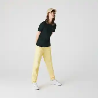 Lacoste Women's lacoste live slim fit stretch piqué zip polo shirt offer