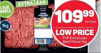 Pick n Pay PnP Extra Lean Beef Mince 1kg offer