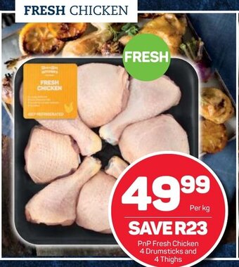 Pick n Pay PnP Fresh Chicken 4 Drumsticks and 4 Thighs offer