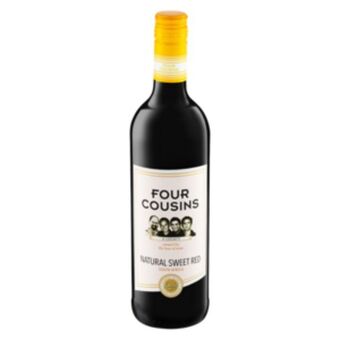 Four cousins natural sweet red wine bottle 750ml