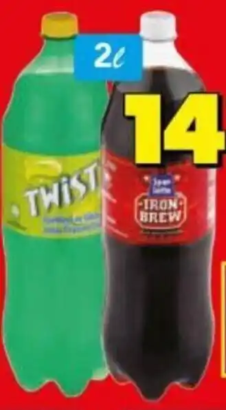 Shoprite Sparletta/Twist Cold Drink 2L offer