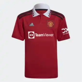Totalsports Junior adidas manchester united home replica 22/23 jersey offer