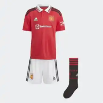 Totalsports Adidas manchester united home 22/23 replica mini set offer