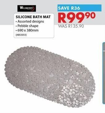 Silicone bath mat