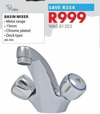 Chamberlain Basin mixer offer