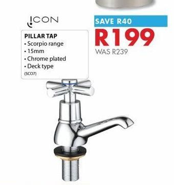 Pillar tap