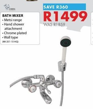 Chamberlain Bath mixer offer