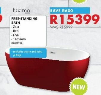 Chamberlain Free-standing bath offer