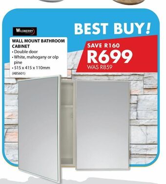 Chamberlain Wall mount bathroom cabinet offer