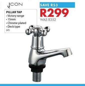 Chamberlain Pillar tap offer