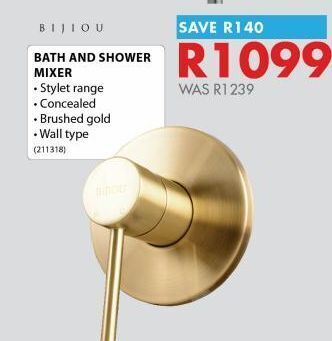 Chamberlain Bath and shower mixer offer