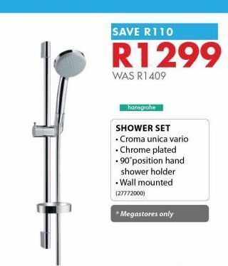 Chamberlain Shower set offer