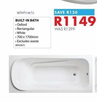 Chamberlain Built-in bath offer