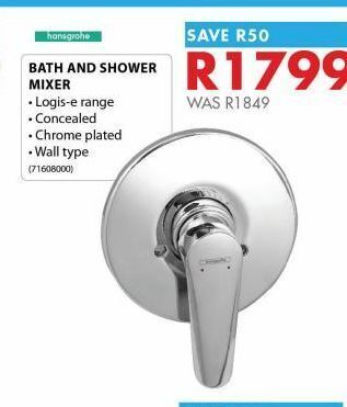 Chamberlain Bath and shower mixer offer