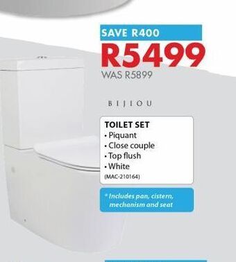 Toilet set