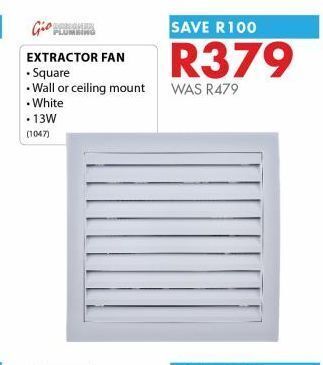 Chamberlain Extractor fan offer