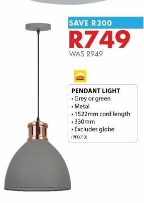 Pendant light