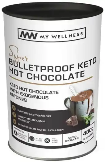 My wellness bulletproof keto hot chocolate