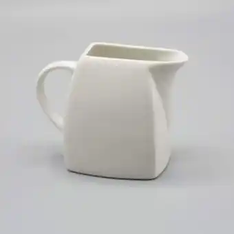 Home.life square ceramic milk jug