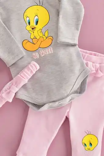 MRP Tweety long sleeve body vest , leggings and head band set offer