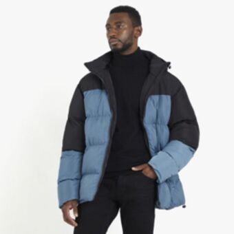 Markham Mkm black/blue colourblock jacket offer