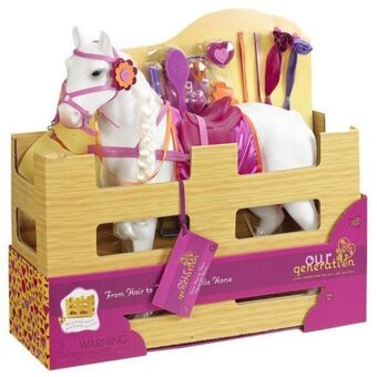 Og girl horse white 20inch h play