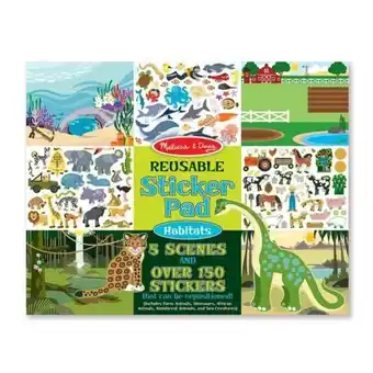 Toy Kingdom Habitat reusable sticker pad offer