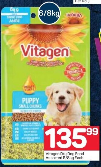 Pick n Pay Vitagen Dry Dog Food Assorted 6/8kg offer