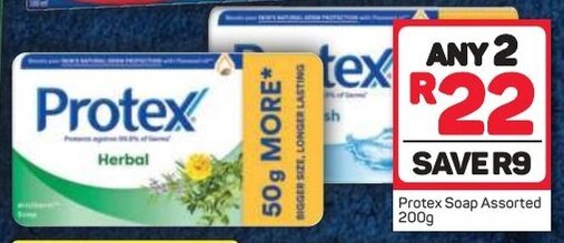 Protex Soap Assorted 2 x 200g offer at Pick n Pay