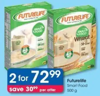Clicks Futurelife Smart Food 2 x 500g offer